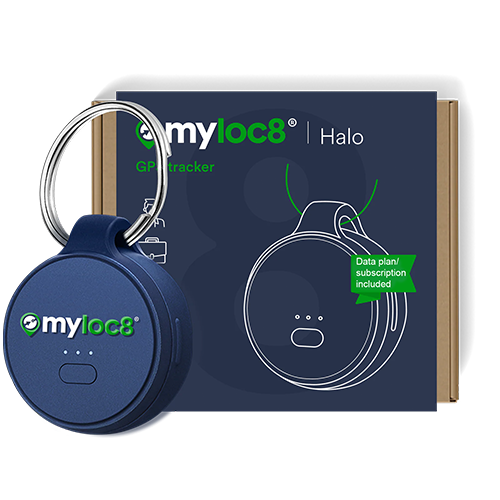 Myloc8 Halo GPS tracker – Tracker + 12 Months Subscription