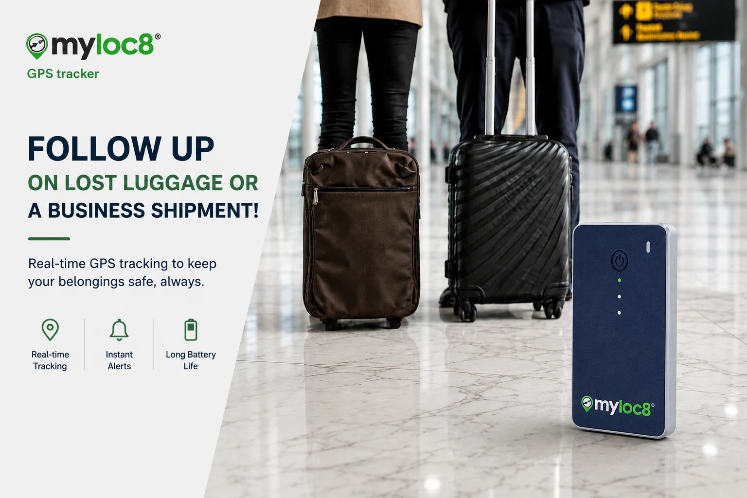 Never Lose Your Luggage, Shipment or Package Again!