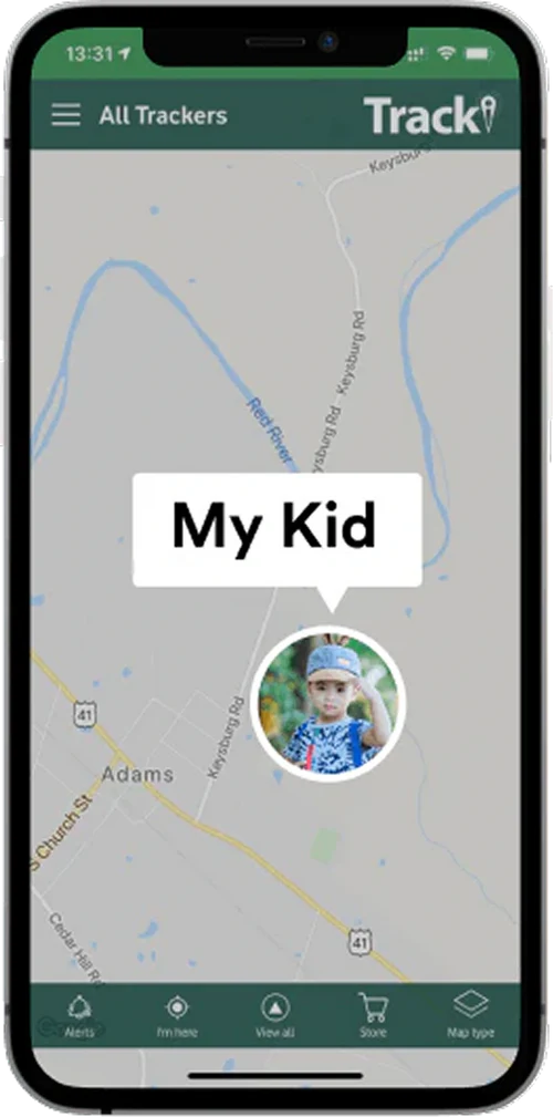 TrackiPro tracking screen